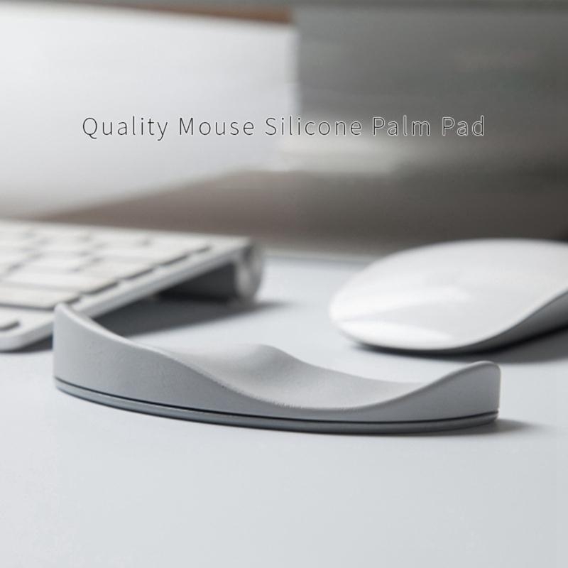 Gaming Keyboard Ergonomics - シリコン製マウスリストレスト ソフトパッド 手のひらを支える手首に合わせて動く耐久性のあるコンピューターゲーム用アームレスト 人間工学に基づいた快適さを実現