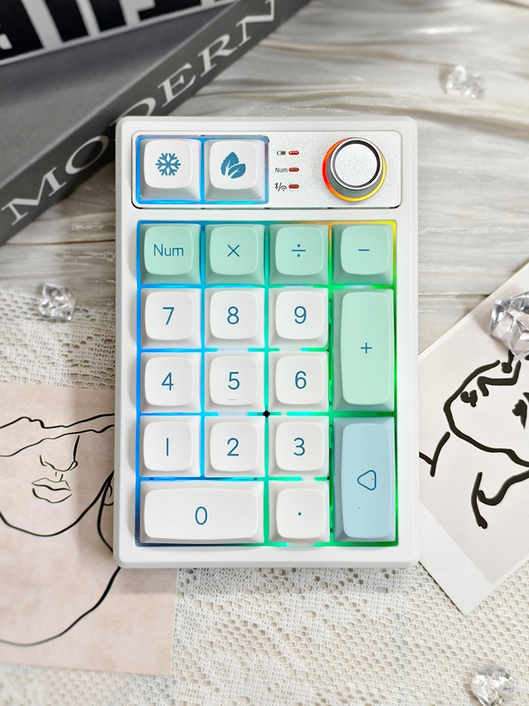 Gaming Keyboard No Number Pad - トリモードBluetooth KEYCOOL プログラマブルミニゲーミングパッド K19 RGB ホットスワップ