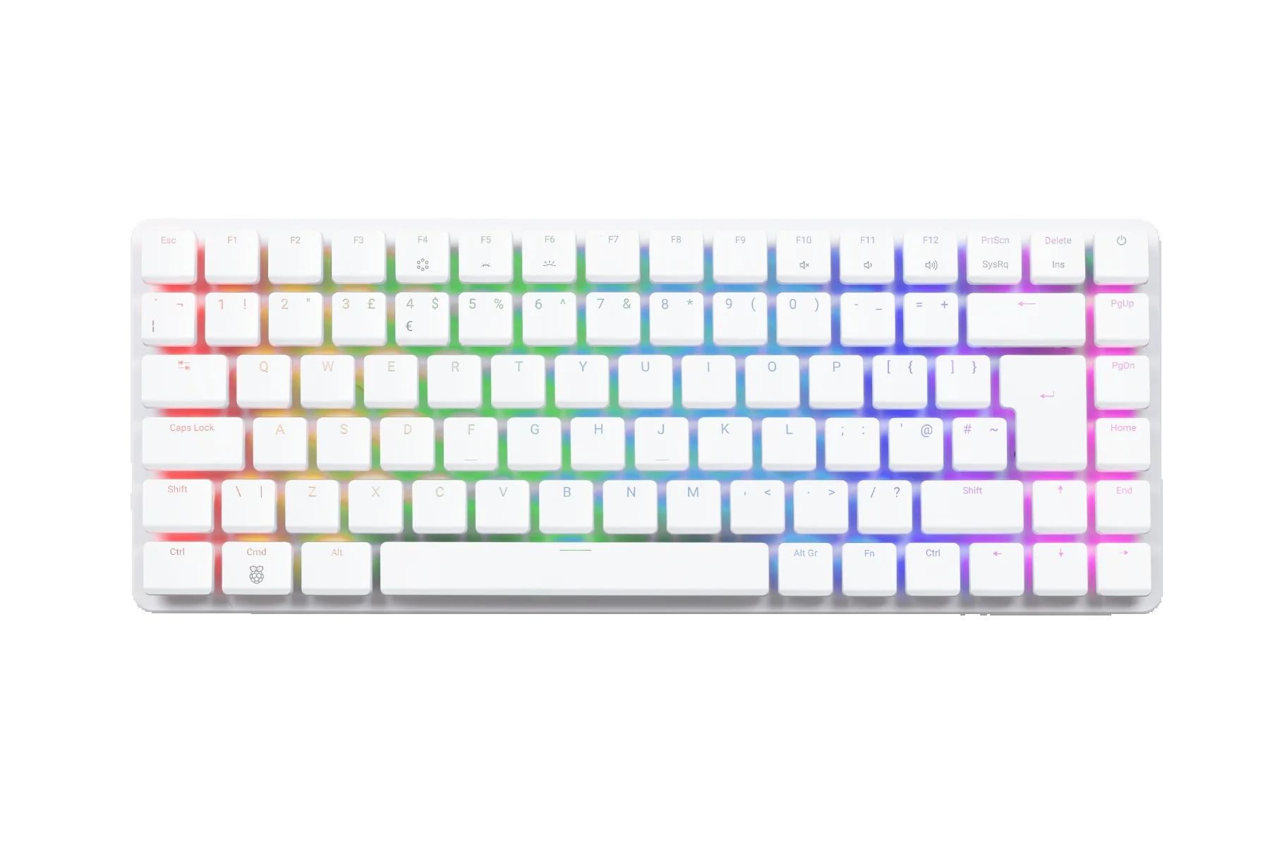 Gaming Keyboard Mechanical - Raspberry Pi 500+ Plusコンピューター一体型デスクトップコンピューター メカニカルキーボード 2.4GHzクアッドコアプロセッサー