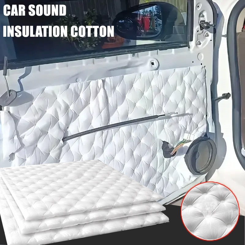 Pe Foam Sheet - 自己粘着性吸音綿シートスタジオフォームマットホワイト音響フォームパネル車壁ドア用ノイズ制振材