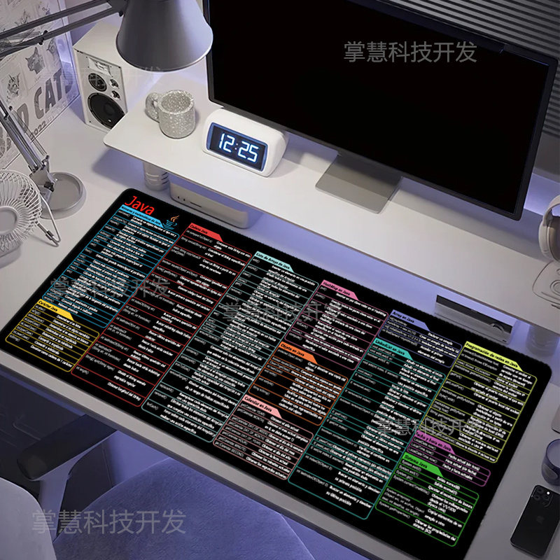 Gaming Keyboard And Mouse Pad - スペイン語 Java プログラミング マウスパッド 大型拡張ショートカット キーボード