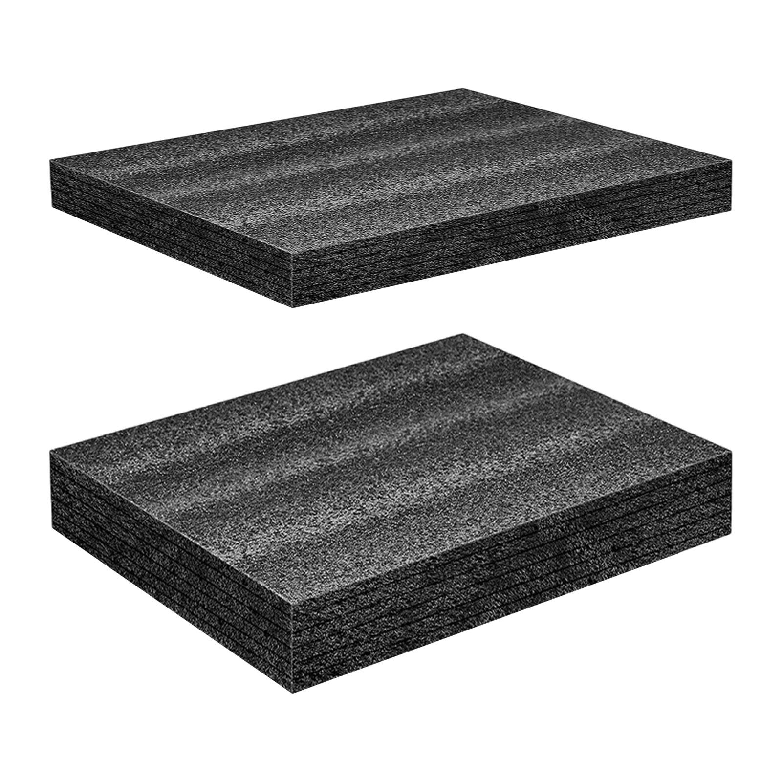 Pe Foam Sheet - 高密度衝撃吸収フォームパッド、切断可能なスポンジシート、ツールボックス用の引き出しライナーの挿入、カメラ収納
