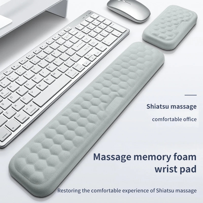 Gaming Keyboard Ergonomics - 人間工学に基づいた低反発ゲーミングデスクキーボードリストレストパッドキーボードリストレスト