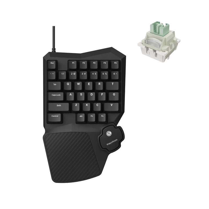 Gaming Keyboard 1 Hand - Keychron C0 HE 8K 有線片手用マグネットスイッチゲーミングキーボード