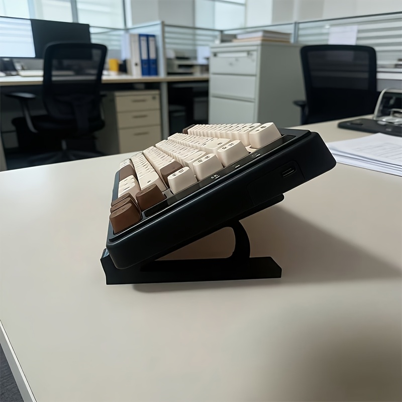 Gaming Keyboard Ergonomics - 人間工学に基づいたキーボード高さ調整スタンド、滑り止めユニバーサルスタンド、マルチカラーオプション、オフィス・ゲーミング専用