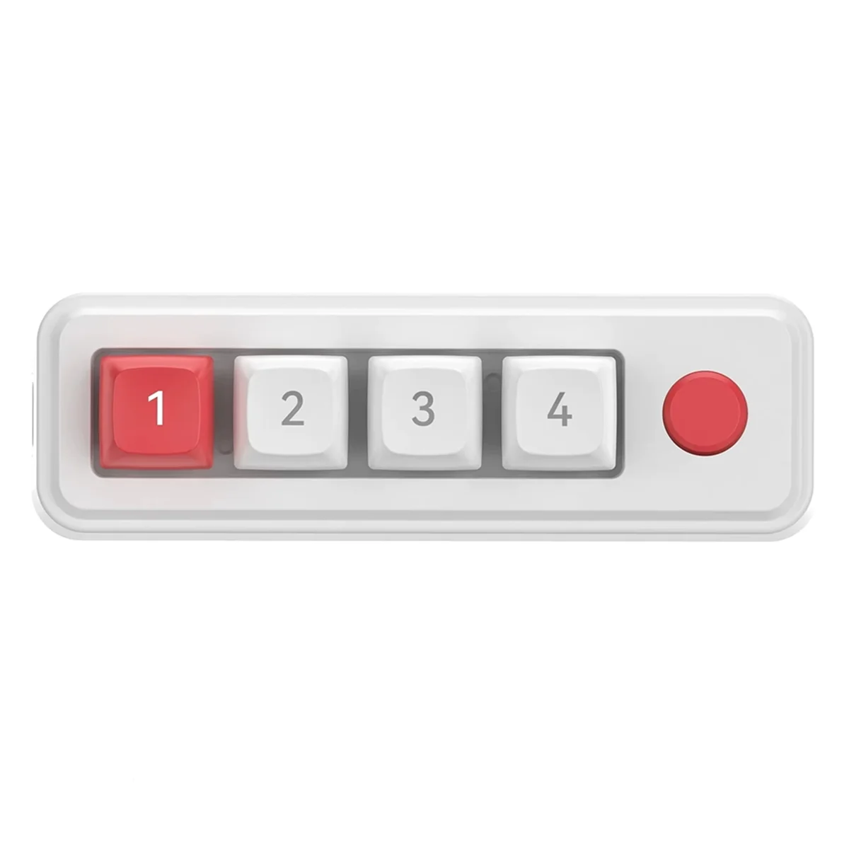 Gaming Keyboard Mechanical - A49T メカニカルキーボード 4 キー 1 ノブ