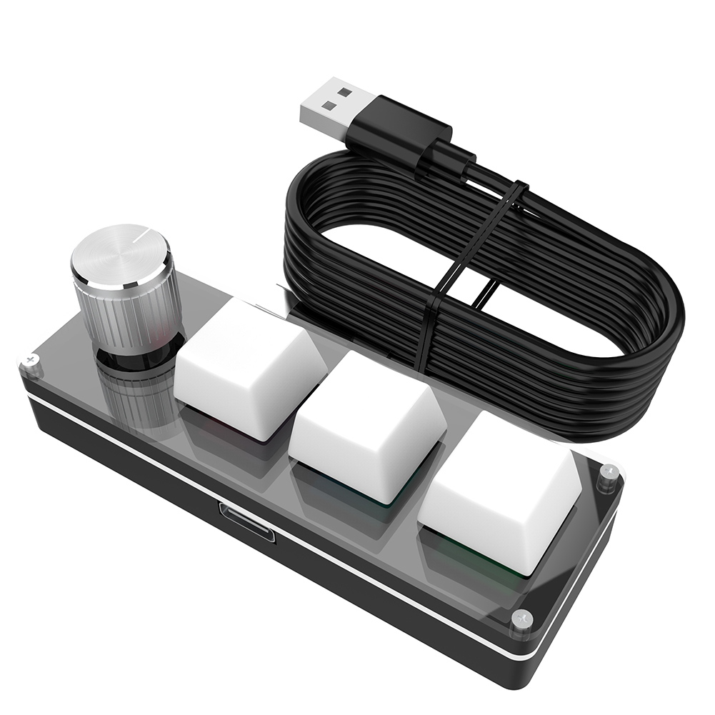 RGB有線USBメカニカルゲーミングキーボード - 片手デザ - Gaming Keyboard 1 Hand のレビューと価格