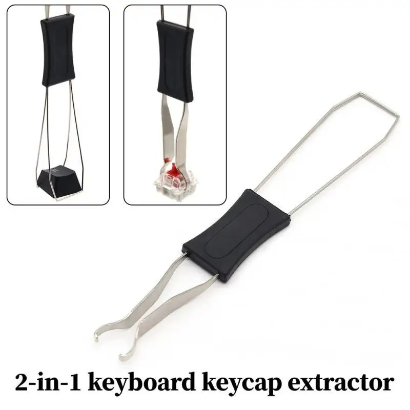 2 in 1 キースイッチプーラーキーキャッププラーアンロー - Keycap Puller Ring のレビューと価格