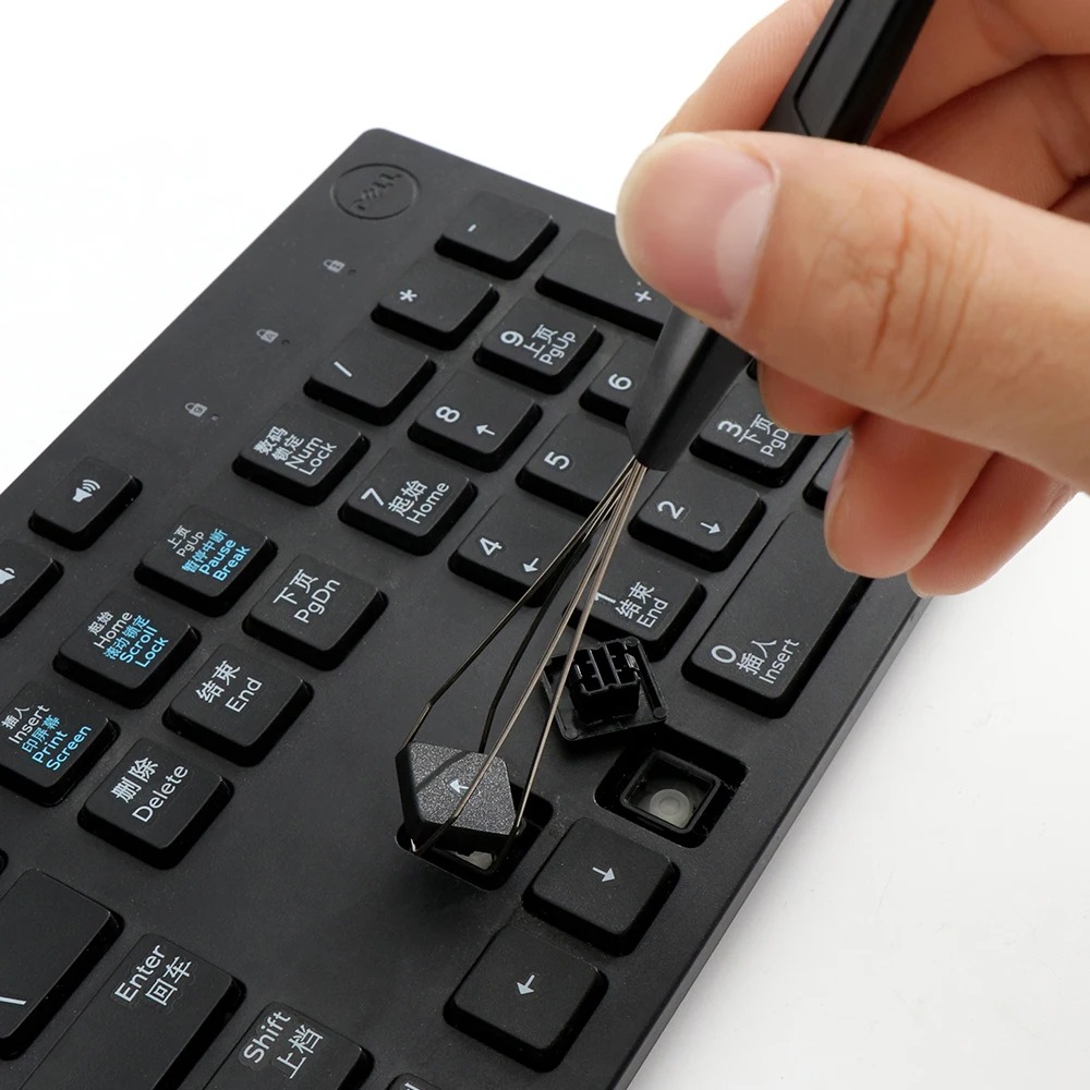 2 in 1 キースイッチプーラーキーキャッププラーアンロー - Keycap Puller Ring のレビューと価格