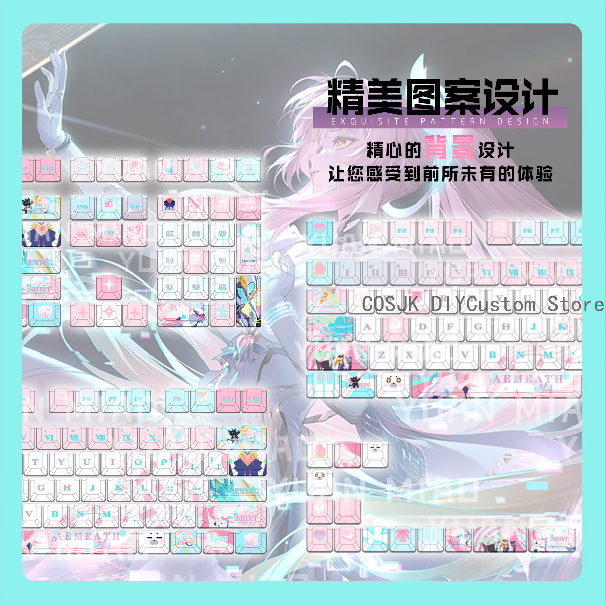 122 キーアニメ Wuthering Waves Aeme - Gaming Keyboard Mechanical のレビューと価格