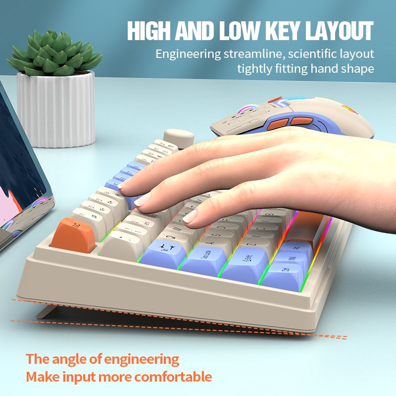 デュアルモード 2.4 グラム Bluetooth ワイヤレ - Gaming Keyboard Ergonomics のレビューと価格
