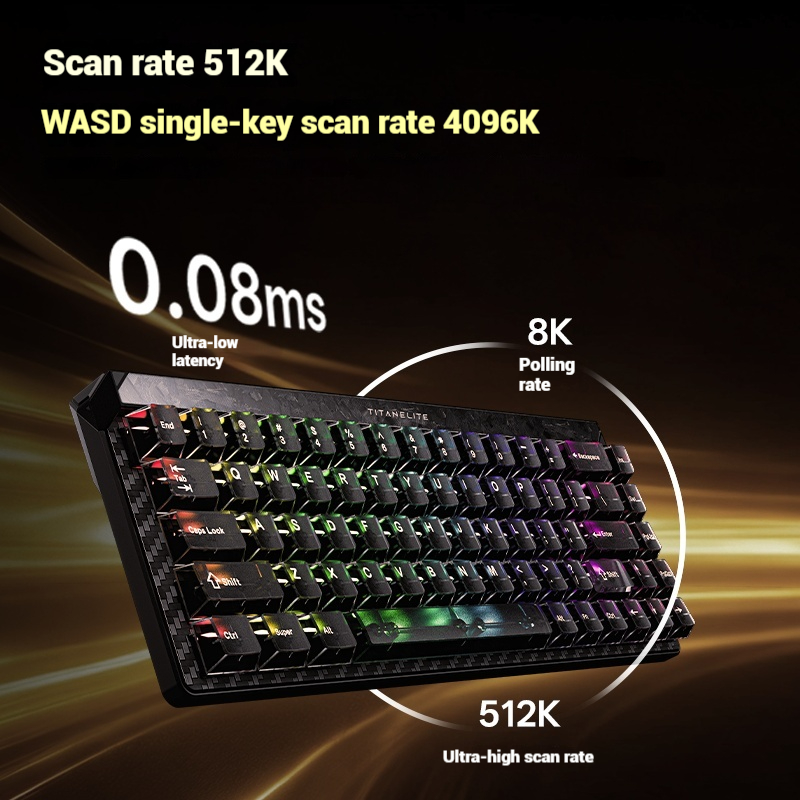 Madlions FGG TITAN68 ターボゲーミングキ - Gaming Keyboard Magnetic Switches のレビューと価格
