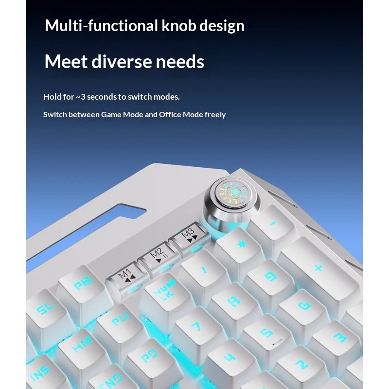 Eweadn Tk900 ワイヤレスゲーミングメカニカルキー - Keyboard Gaming Blue Switch のレビューと価格