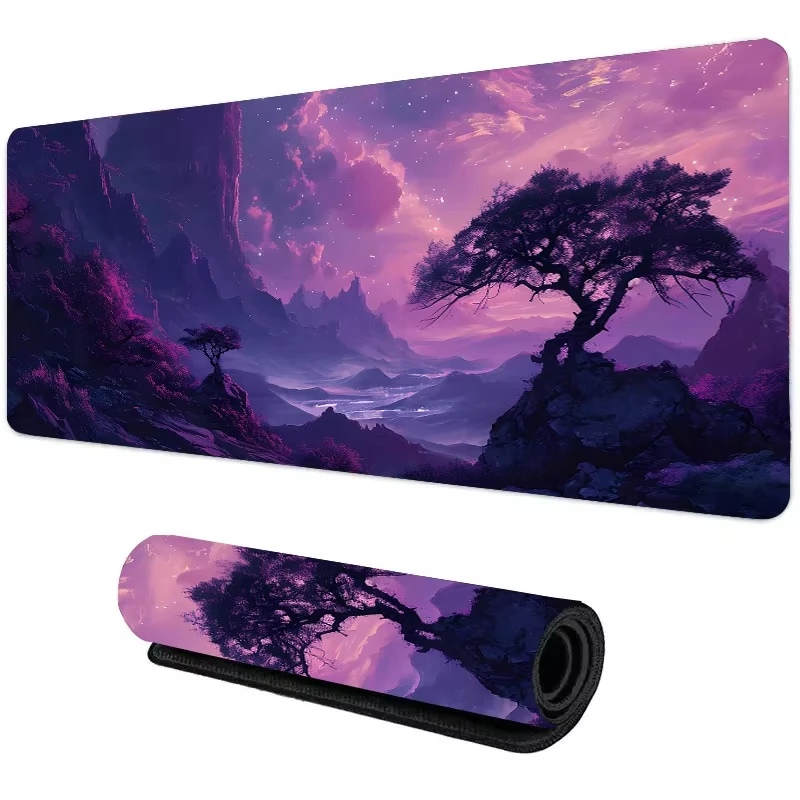 サンセットマウンテンビュー シリコンゲーミングマウスパッド  - Gaming Keyboard And Mouse Pad のレビューと価格