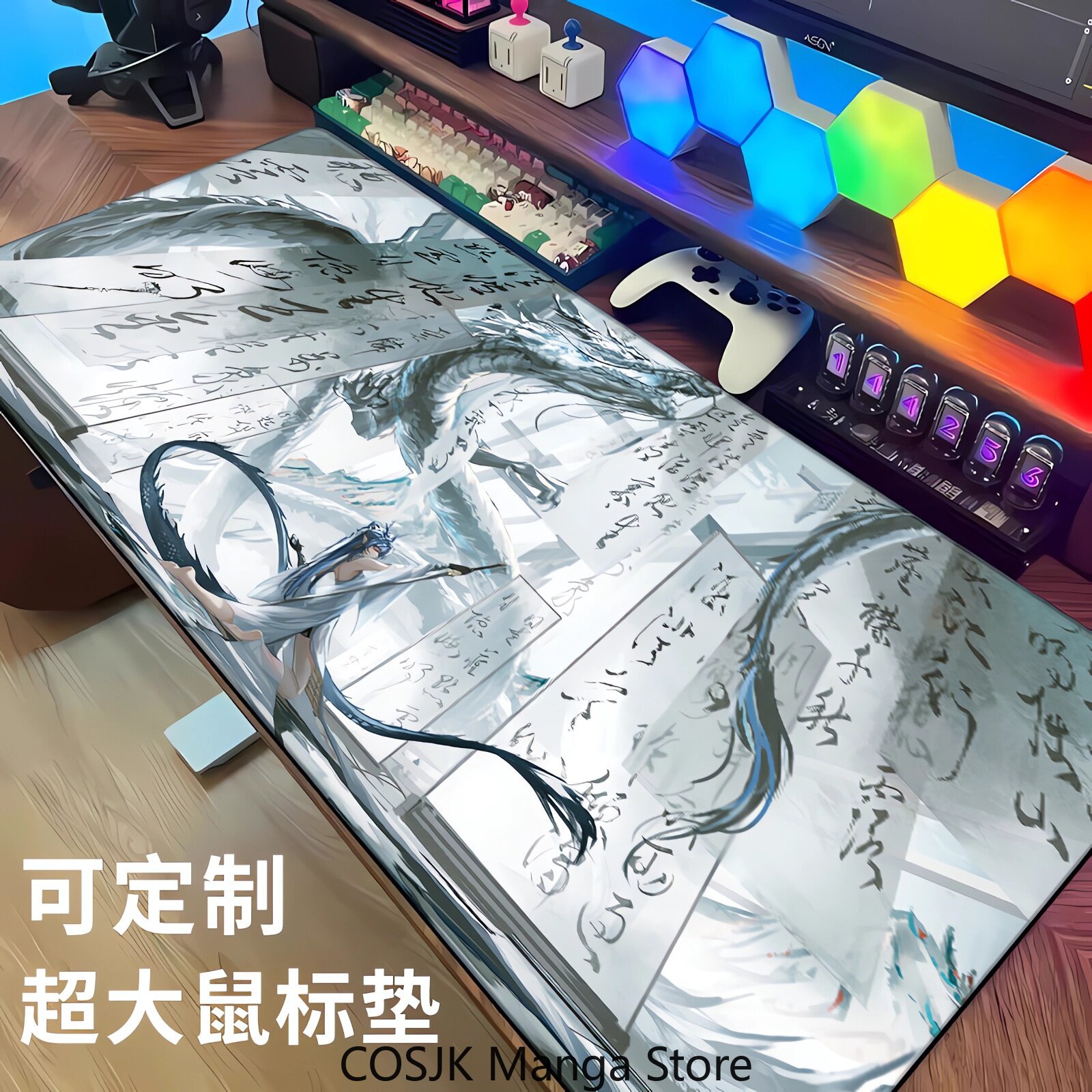 アニメアークナイツ: エンドフィールド特大ゲーミングマウスパ - Gaming Keyboard And Mouse Pad のレビューと価格
