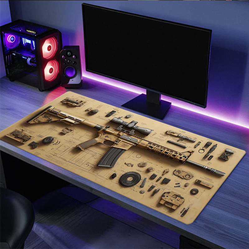 部品分解可能なソフトゲーミングマウスパッド、大型キーボードパ - Gaming Keyboard And Mouse Pad のレビューと価格