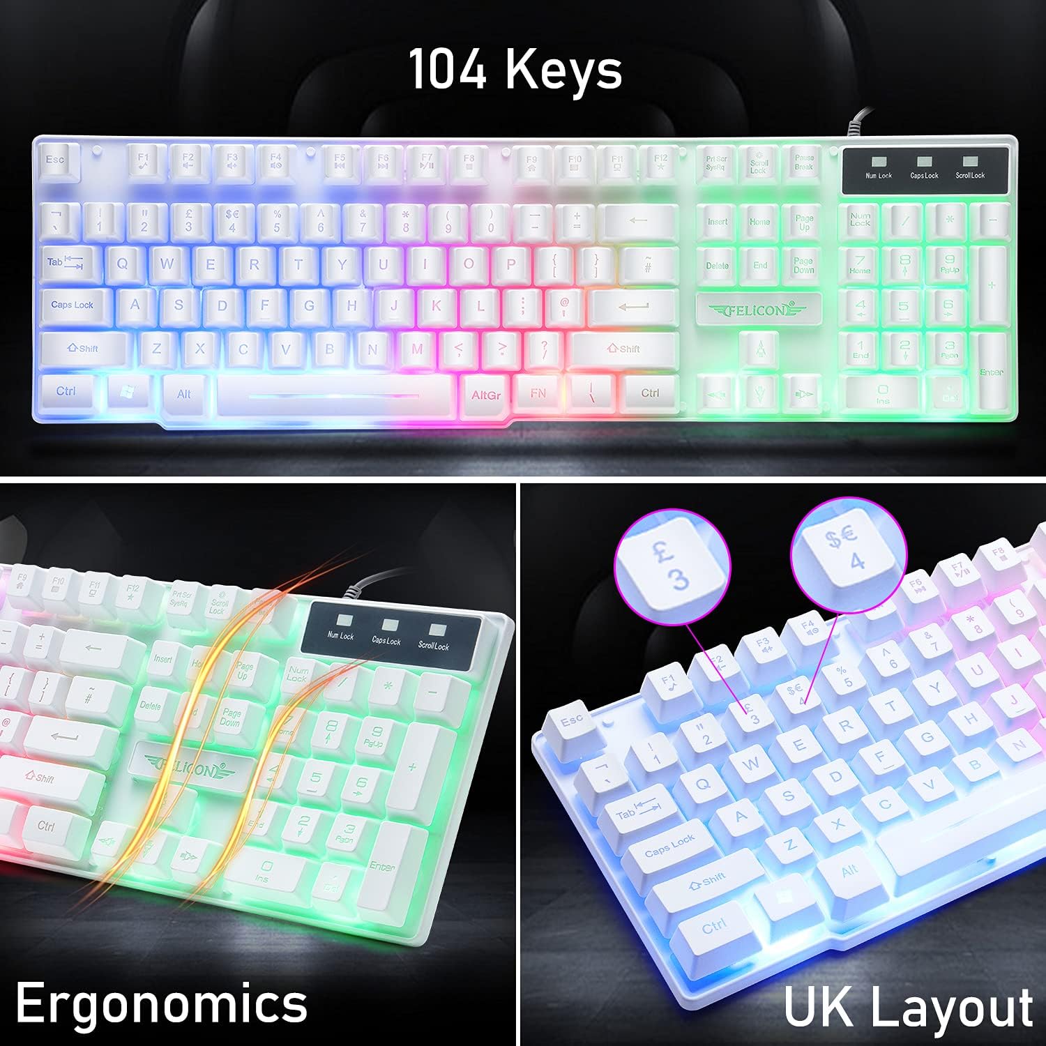 MAMBASNAKE T11 UK 100% ゲーミングキー - Gaming Keyboard Ergonomics のレビューと価格