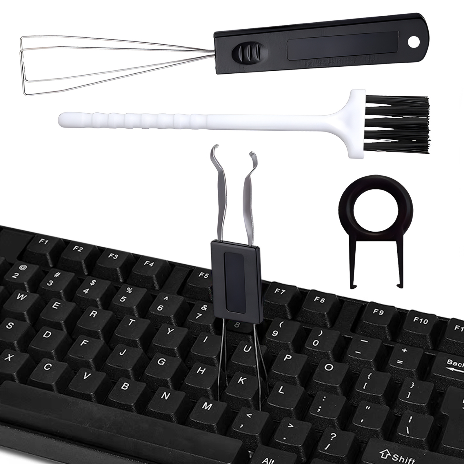 4個のキーキャップ取り外しツールセット、メカニカルキーボード - Keycap Puller Ring のレビューと価格