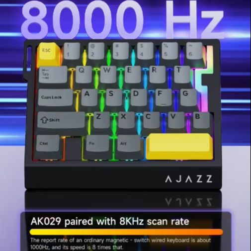 AK029 有線片手ゲーミングキーボード HE 磁気スイッチ - Gaming Keyboard Mini Mechanical のレビューと価格