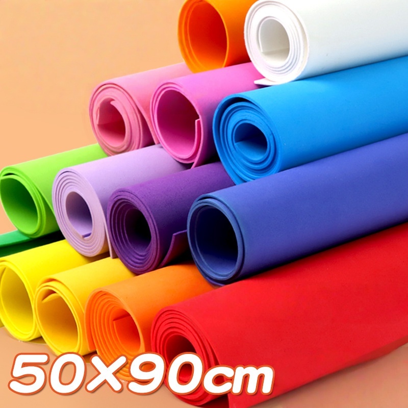 10 枚 50 × 90 センチメートル色スポンジ紙 EVA - Pe Foam Sheet のレビューと価格
