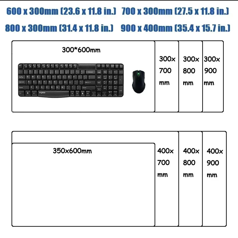 Mairuige XXL DIYアニメマウスパッド 拡張パッ - Gaming Keyboard And Mouse Pad のレビューと価格