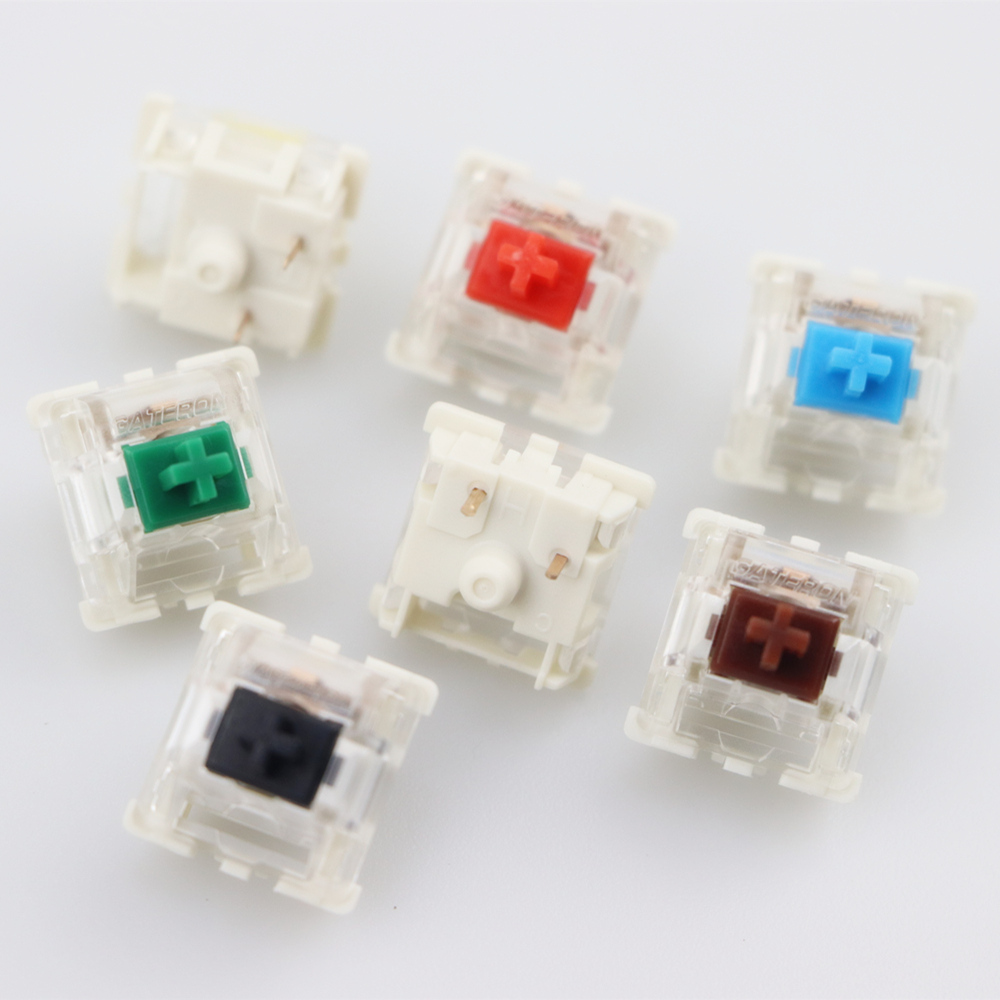 メカニカルキーボード用Gateronsmdスイッチ,黒,赤, - Keyboard Gaming Blue Switch のレビューと価格