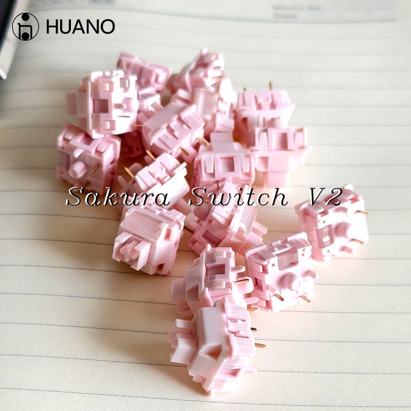 HUANO Sakura V2 スイッチ 5ピン 35g リ - Gaming Keyboard Mini Mechanical のレビューと価格