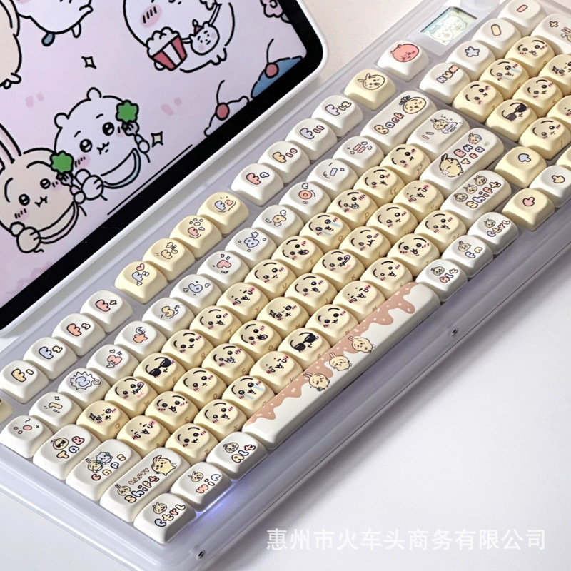 Chiikawa かわいい絵文字キーキャップセットかわいいウ - Gaming Keyboard Emoji のレビューと価格