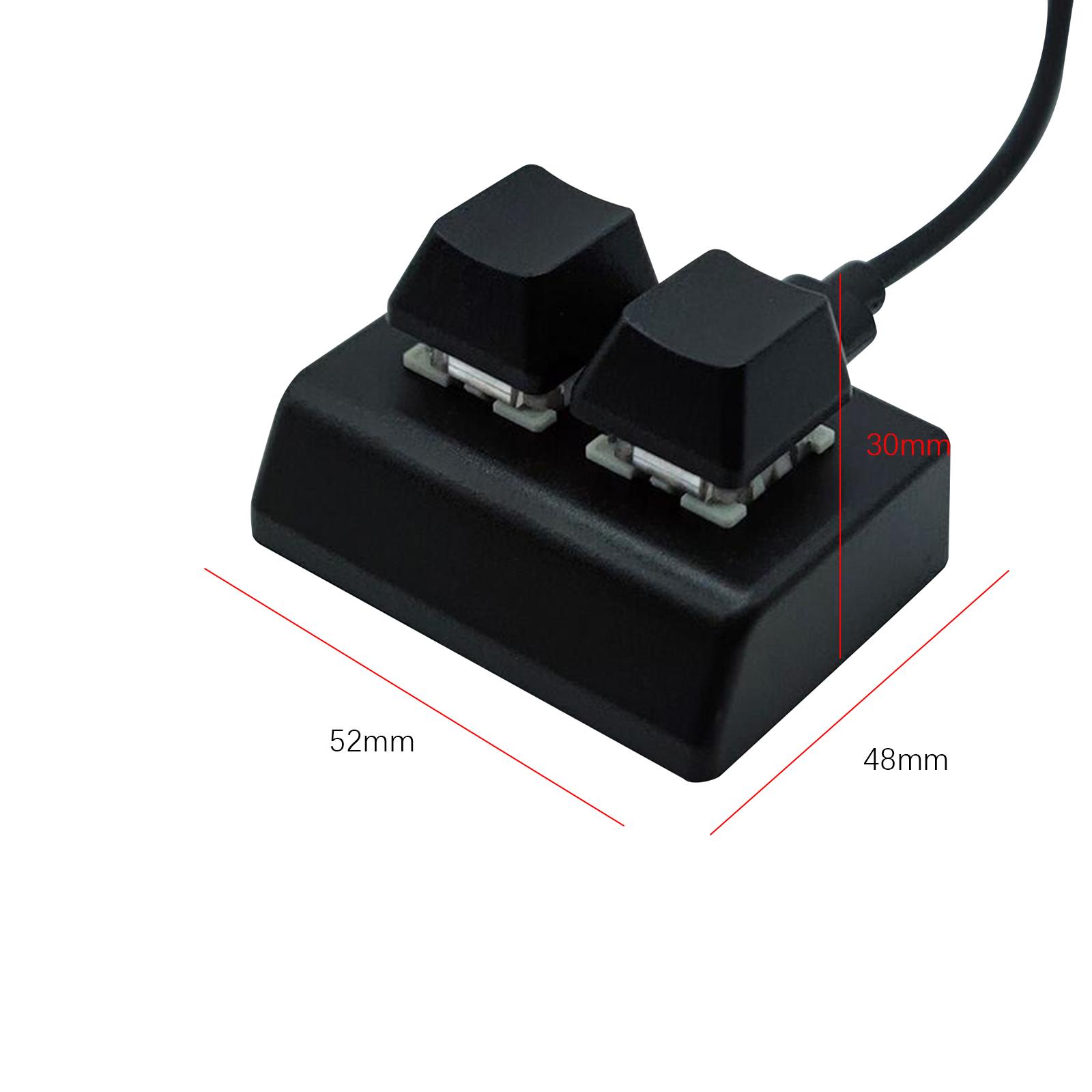 ゲーミング USB キーボード 片手用 ブラウン 2 キー  - Gaming Keyboard 1 Hand のレビューと価格