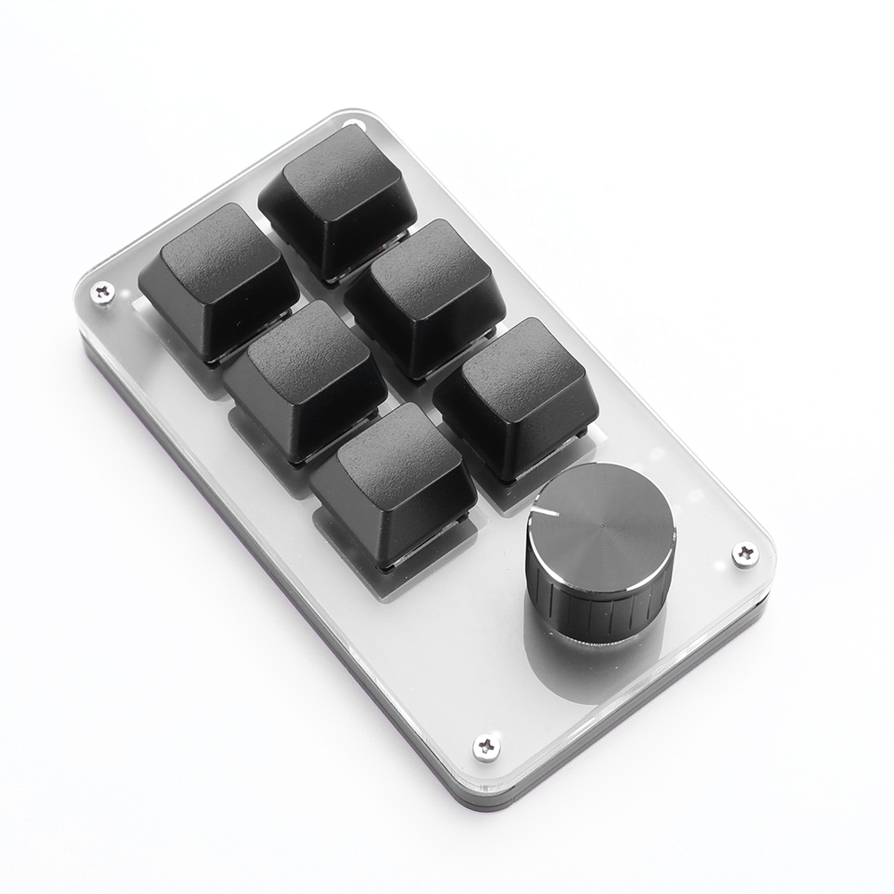 6キー1ノブ片手メカニカルゲーミングキーボードホットスワップ - Gaming Keyboard 1 Hand のレビューと価格