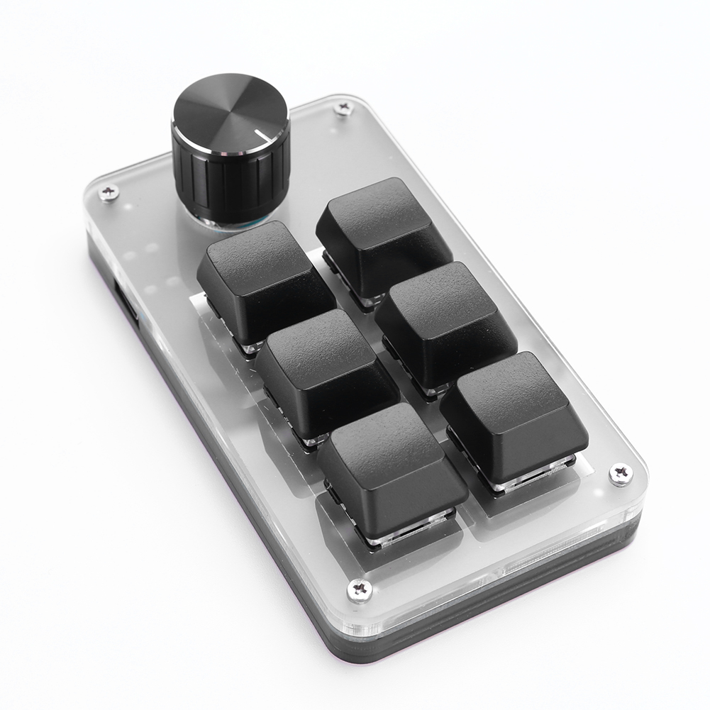 6キー1ノブ片手メカニカルゲーミングキーボードホットスワップ - Gaming Keyboard 1 Hand のレビューと価格