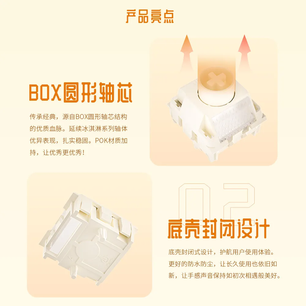 Kailh Ice Cream マグネティックリニアスイッチ - Gaming Keyboard Magnetic Switches のレビューと価格