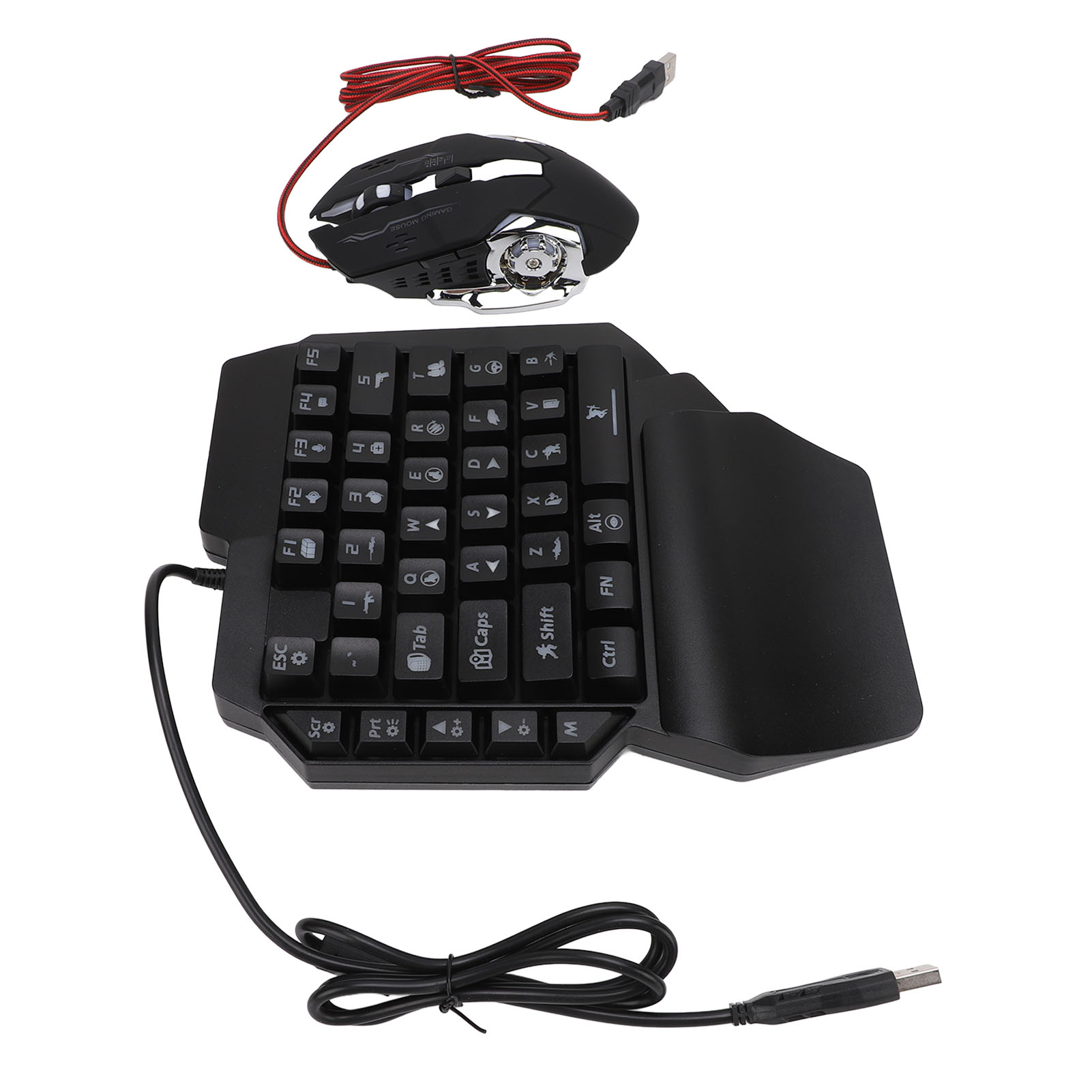 キーボード マウス コンバーター セット 応答性の高い片手キ - Gaming Keyboard Mouse Set のレビューと価格