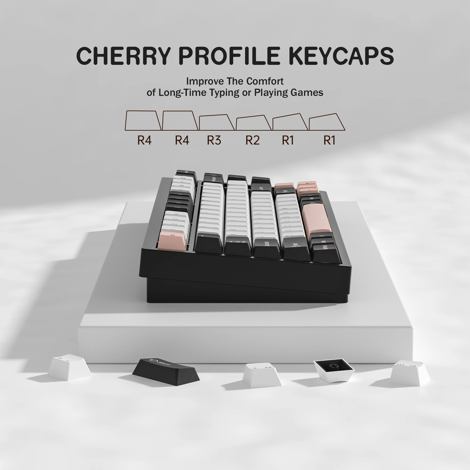 KBDiy GMK オリビアキーキャップ メカニカルキーボー - Gaming Keyboard No Number Pad のレビューと価格