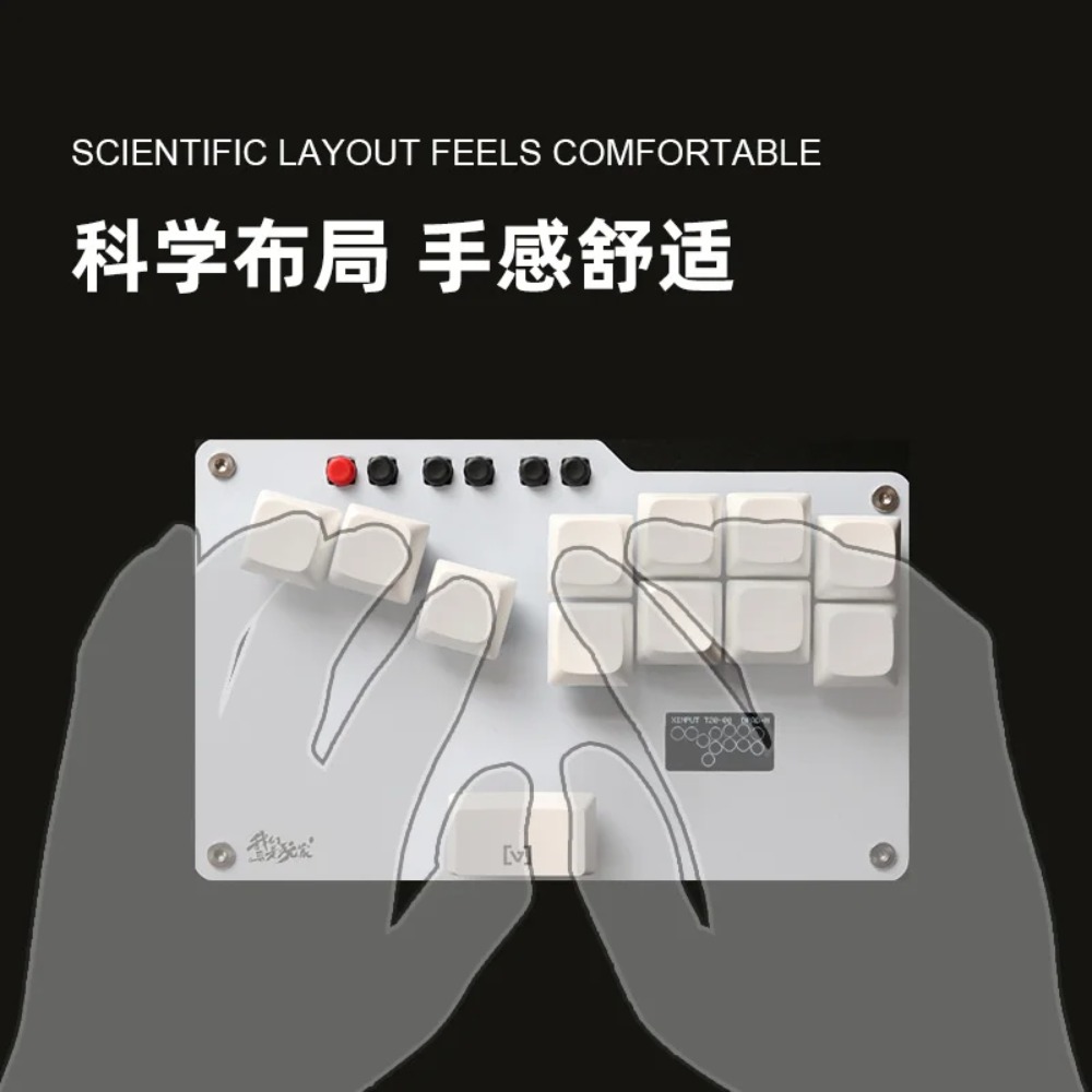 HitBox ミニキーボード ポータブルアーケードジョイステ - Gaming Keyboard Ergonomics のレビューと価格