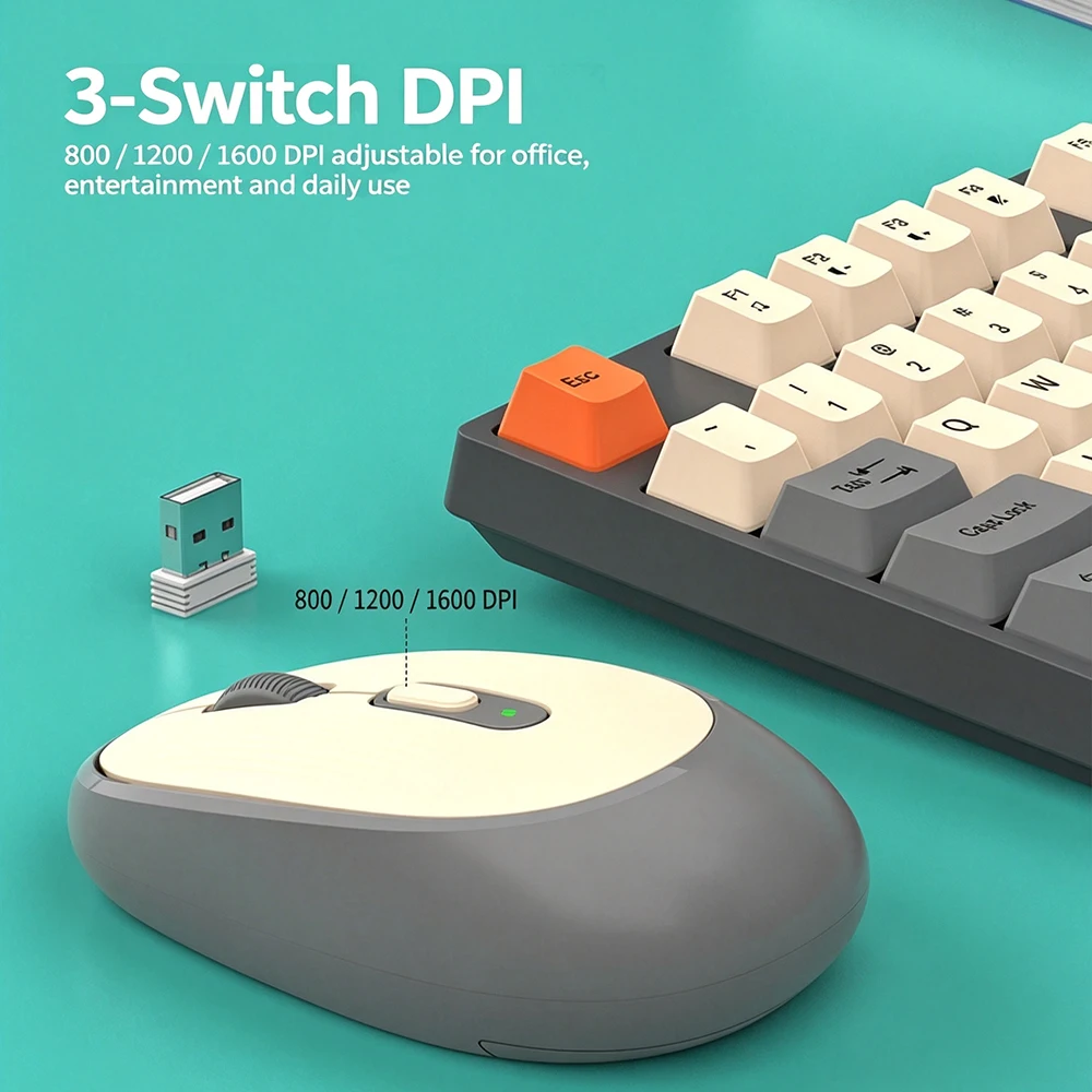 KEBIDUMEI 2.4G ワイヤレスキーボードとマウスの - Gaming Keyboard Mouse Set のレビューと価格