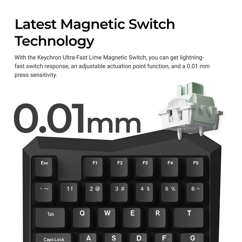 Keychron C0 HE 8K 有線片手用マグネットスイ - Gaming Keyboard 1 Hand のレビューと価格
