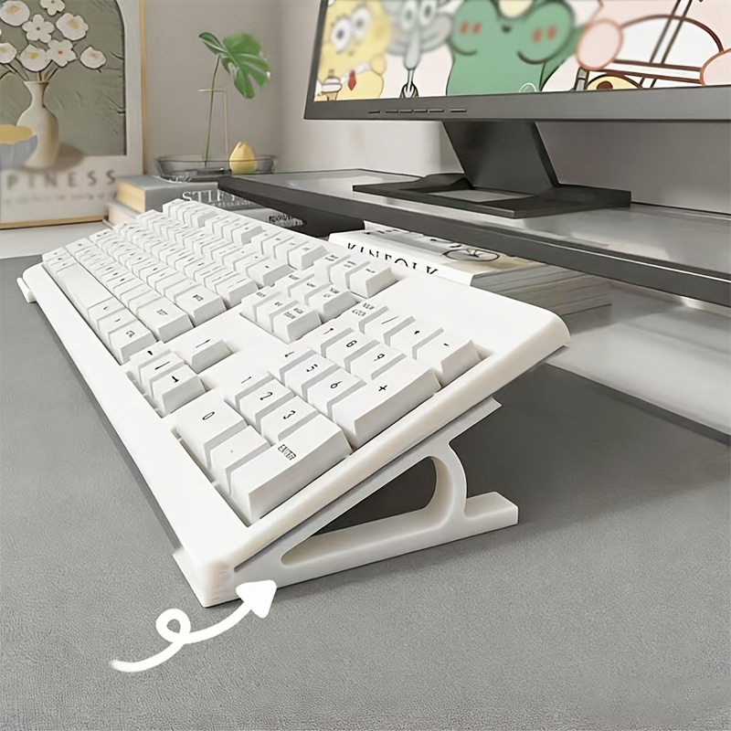人間工学に基づいたキーボード高さ調整スタンド、滑り止めユニバ - Gaming Keyboard Ergonomics のレビューと価格