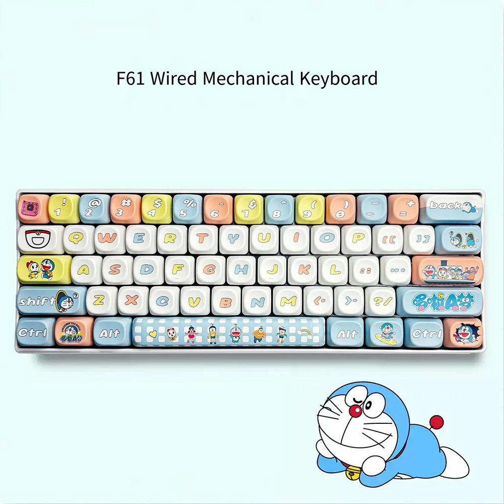 クレヨンしんちゃん 61 キーメカニカルキーボード Rgb  - Keyboard Gaming Blue Switch のレビューと価格