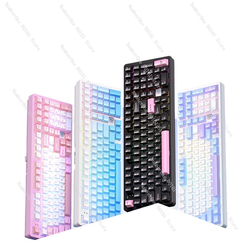 アルミニウム合金メカニカルキーボード、ワイヤレス3モードBl - Gaming Keyboard Mechanical のレビューと価格