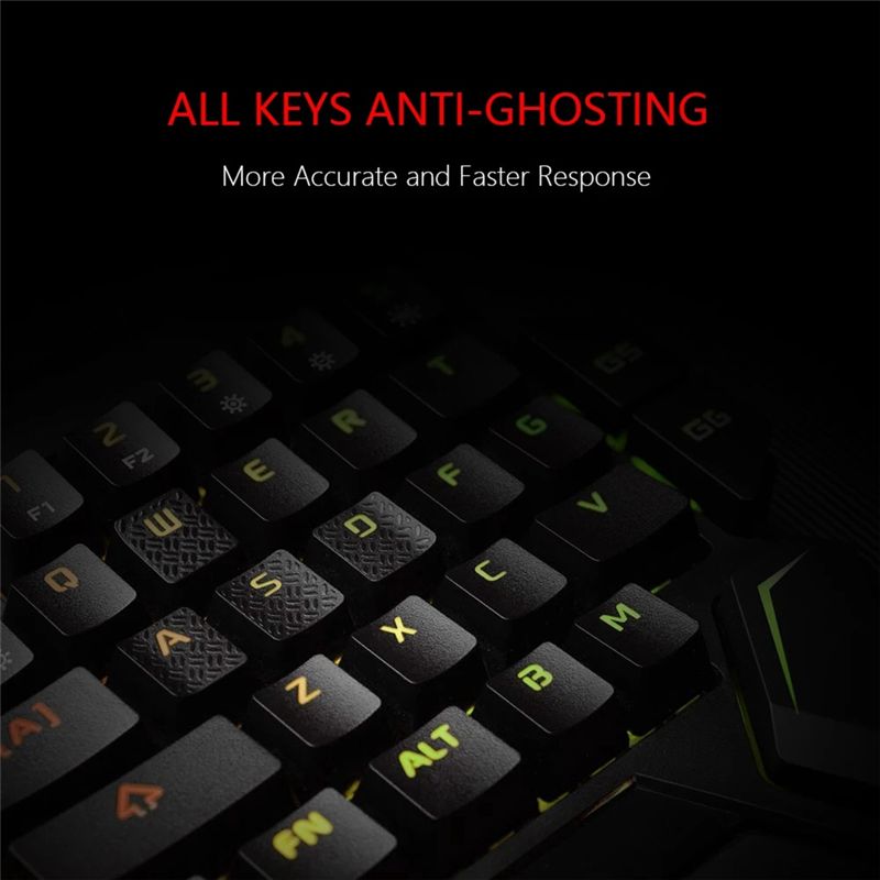AEF6-片手メカニカルゲーミングキーボード RGB バック - Gaming Keyboard Training のレビューと価格