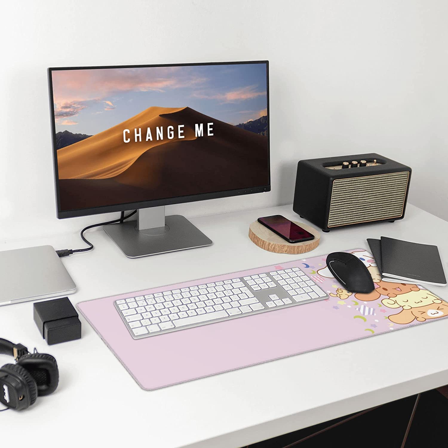 Kawaii-大型犬用マウスパッド,滑り止め,長持ち,防水, - Gaming Keyboard And Mouse Pad のレビューと価格