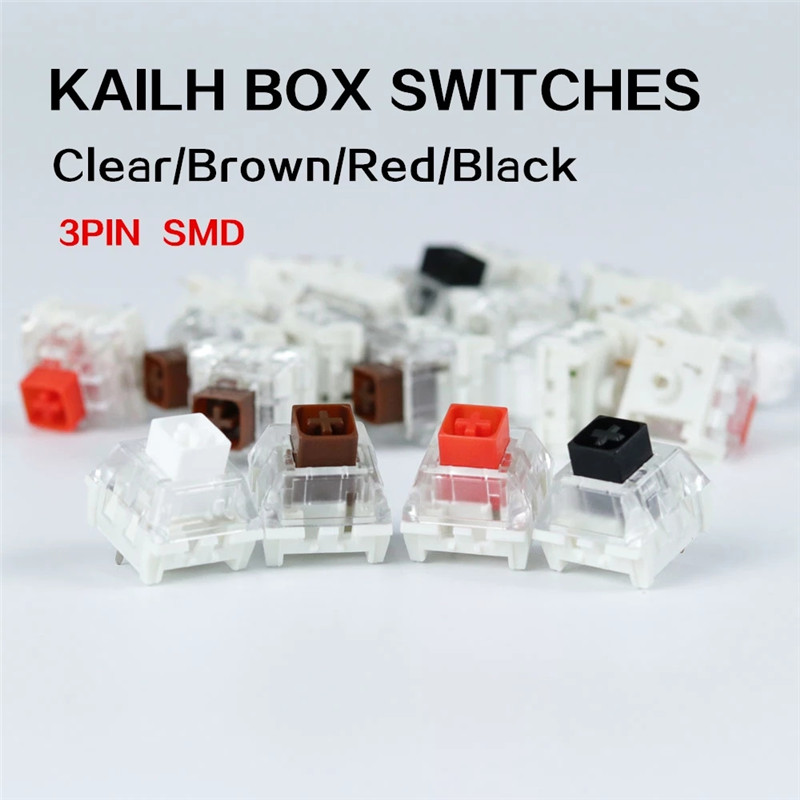 Kailh-スイッチ付きスイッチ,白,赤,黒,紺,ピンク,茶 - Keyboard Gaming Blue Switch のレビューと価格
