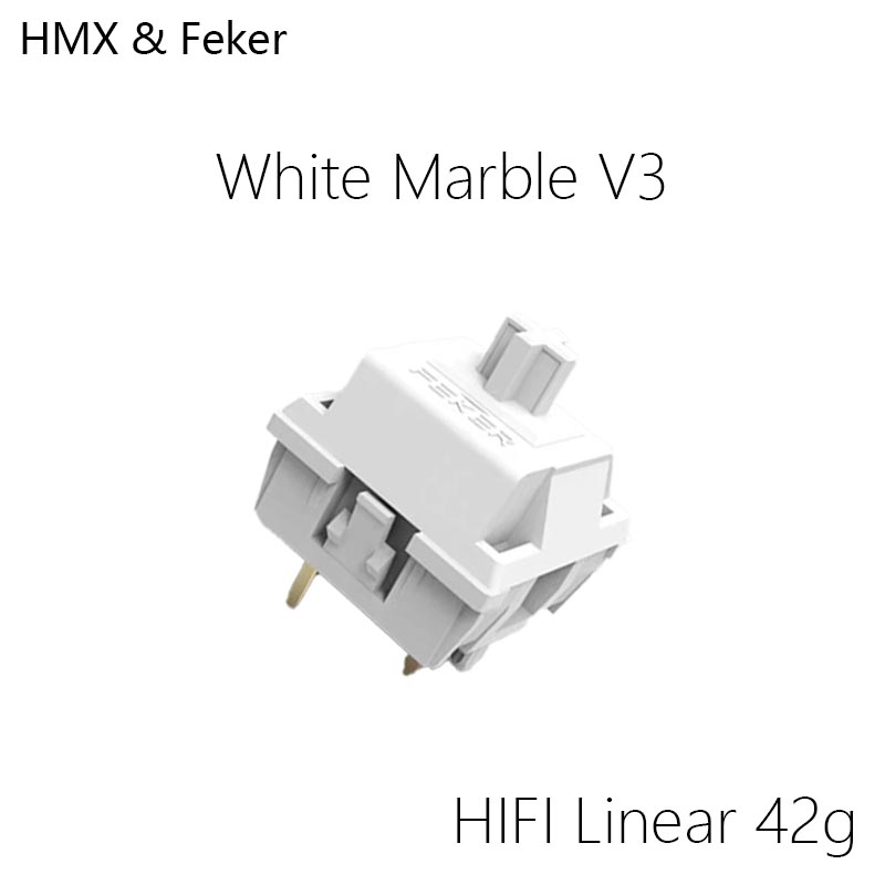 HMX Feker ホワイトマーブル V3 ホットスワップ  - Gaming Keyboard Mini Mechanical のレビューと価格