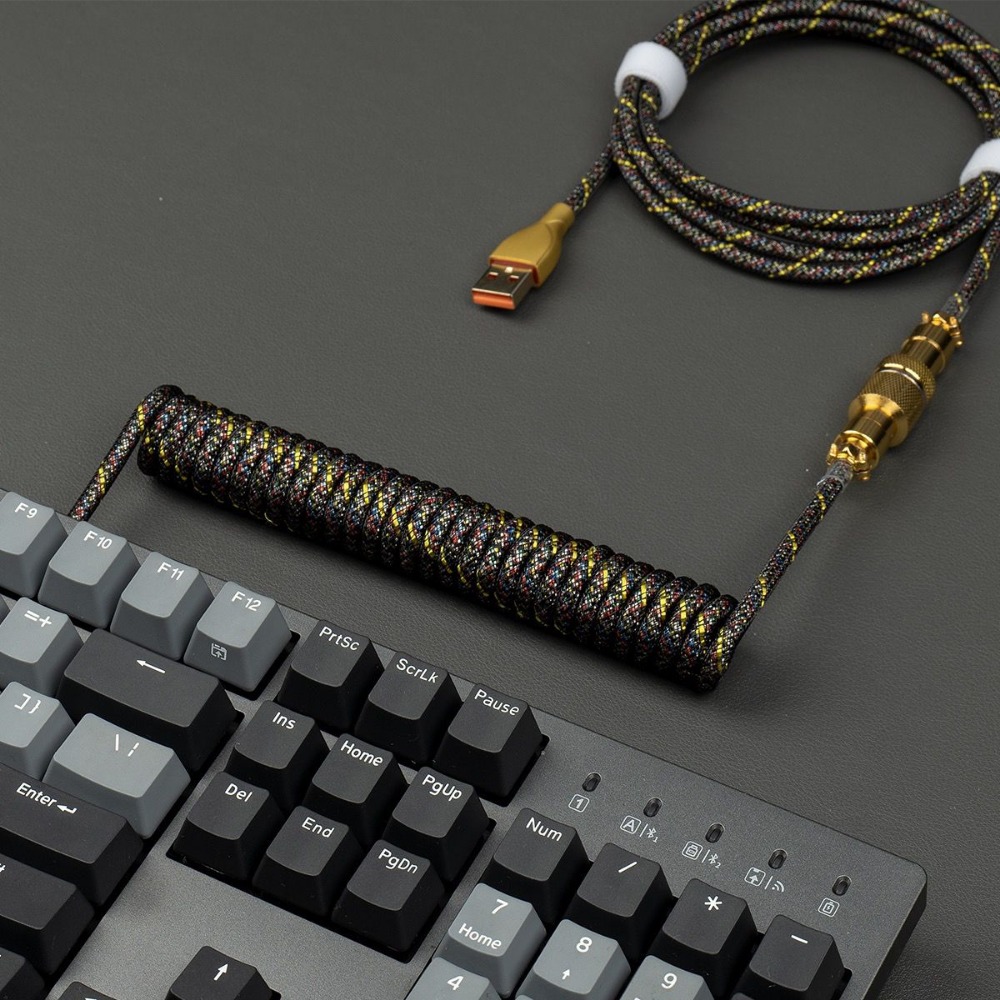 金メッキアビエーターケーブル USB C - TYPE-A  - Gaming Keyboard Magnetic Switches のレビューと価格