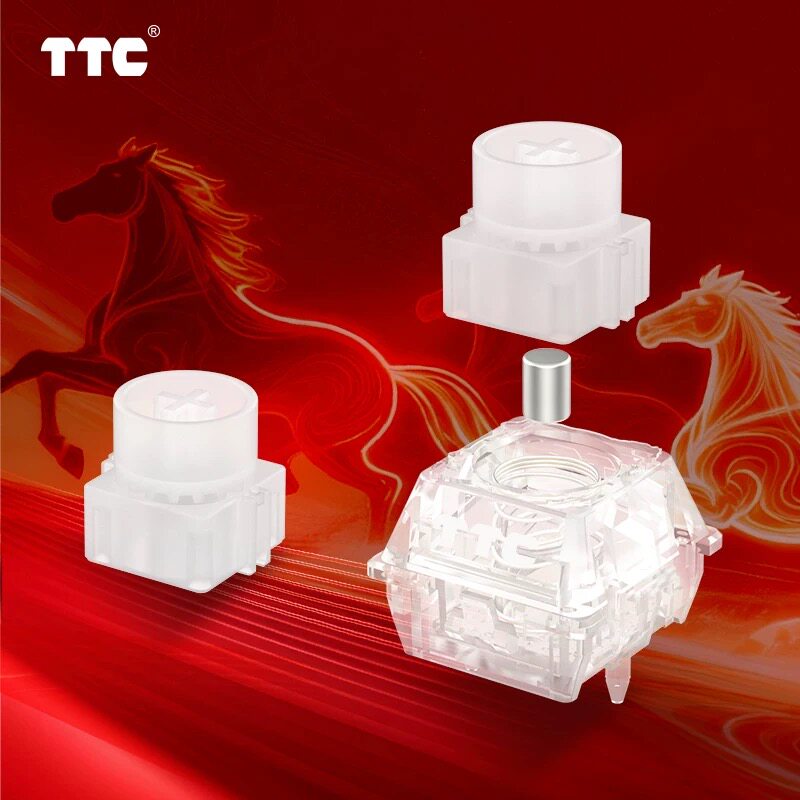 TTC Horse 磁気軸RGB大型丸型ボタン デュアルライ - Gaming Keyboard Magnetic Switches のレビューと価格