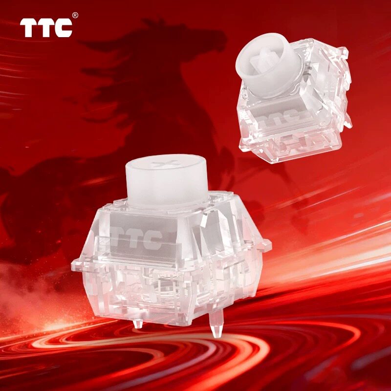 TTC Horse 磁気軸RGB大型丸型ボタン デュアルライ - Gaming Keyboard Magnetic Switches のレビューと価格