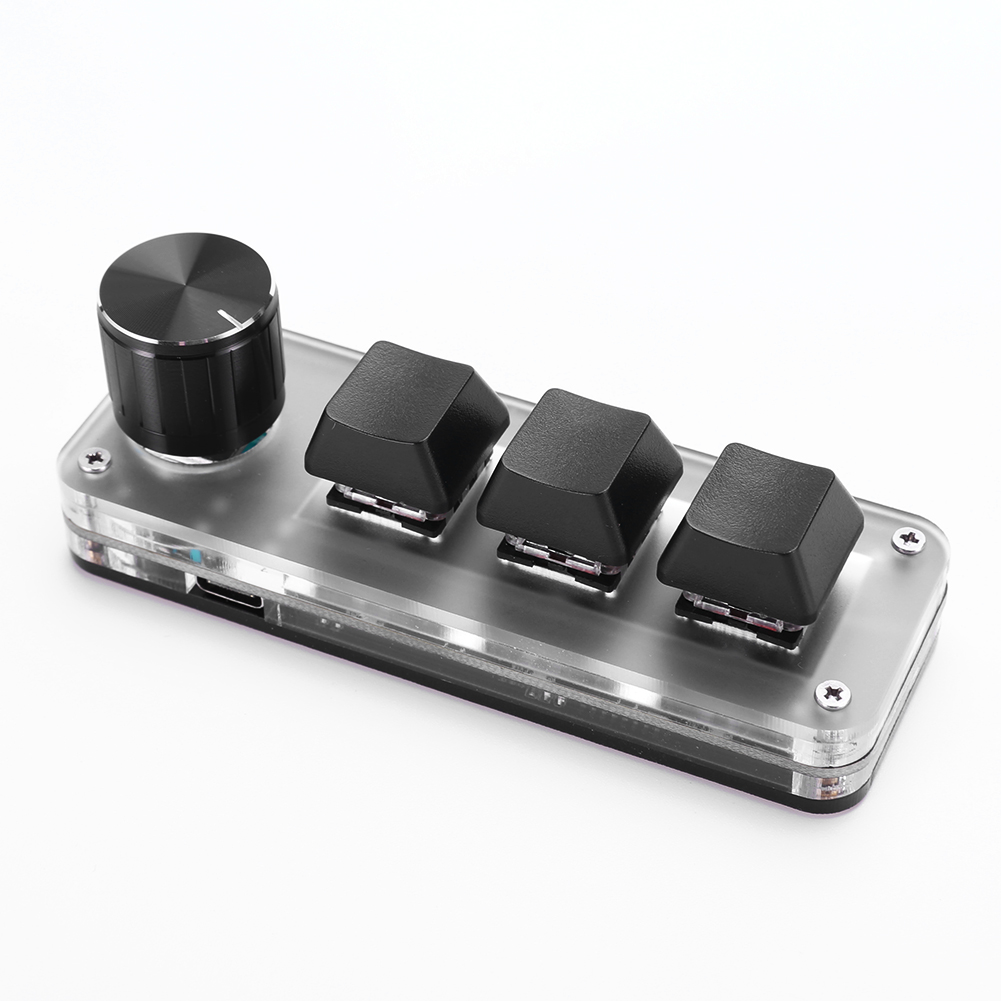 3キー1ノブ/4キー片手メカニカルゲーミングキーボード レッ - Gaming Keyboard 1 Hand のレビューと価格