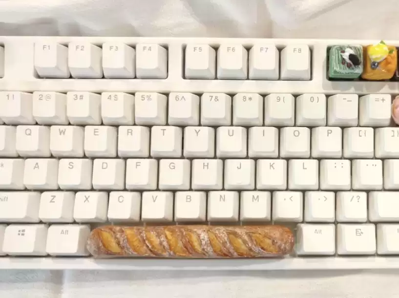 バゲットフードアーティザンスペースバーキーキャップ - カス - Gaming Keyboard Mechanical のレビューと価格