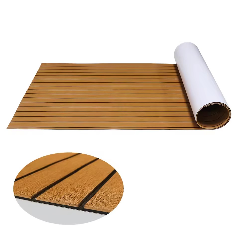 フェイクチークEVAフォームボートフローリングパッド自己粘着 - Pe Foam Sheet のレビューと価格